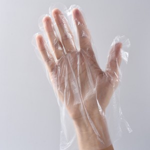 Herstellung von durchsichtigen HDPE-Kunststoff-Polyethylen-Einweg-Medizin-PE-Handschuhen aus Kunststoff zu günstigen Preisen