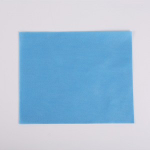 Fabricació blau ComfortCare 50 x 40、60 x 50、120 80、150 x 80、200 x 100、200x120 Coixinet de llençols mèdics