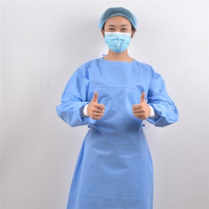 Výrobcovia dodávajú jednorazové sterilné izolačné plášte z netkanej textílie Lekári a zdravotné sestry Lekárska sterilizácia Izolačné odevy chirurgického plášťa