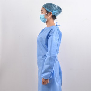Manufacturers Supply Disposable Sterile Non-woven Isolation Gown Doctors And Nurses Medical Sterilization Surgical Gown Isolation Clothing