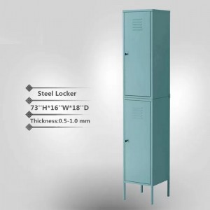 Wholesale Novogratz Cache Locker - HG-L032 two door locker steel wardrobe with legs – Hongguang