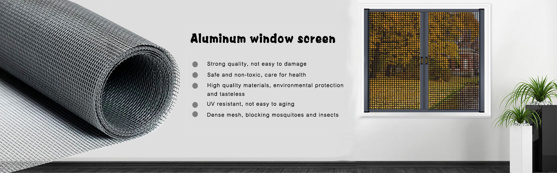 aluminum window mesh