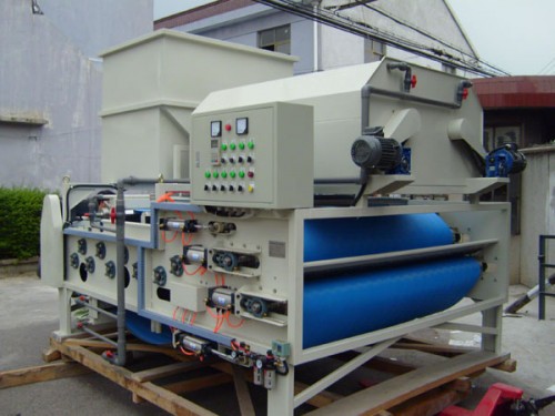 HTE Belt Filter Press Combined Rotary Drum Thickener, Heavy Duty Type