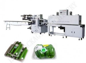 Automatic Heat Shrink Packaging Machine for Veg...