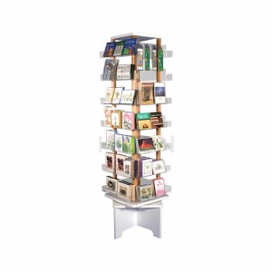 Floor Standing Comic Book Display Rack Literature Display Stand For Bookstore