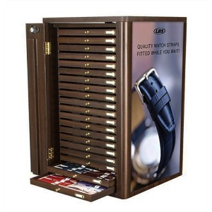 Wooden Watch Band Display Case Countertop Strap Collection Display Box