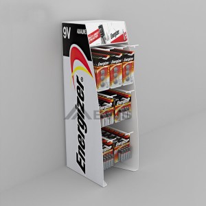 Useful Tabletop Energizer Battery Display Rack With 7 Hooks