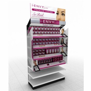 Beauty Supply Cosmetics Shop Advertising Eyebrow Threading Kiosk Display