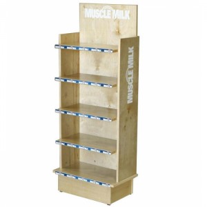 Catch Glance Freestanding Double Sided 5-Tiered Wooden Food Display Stand
