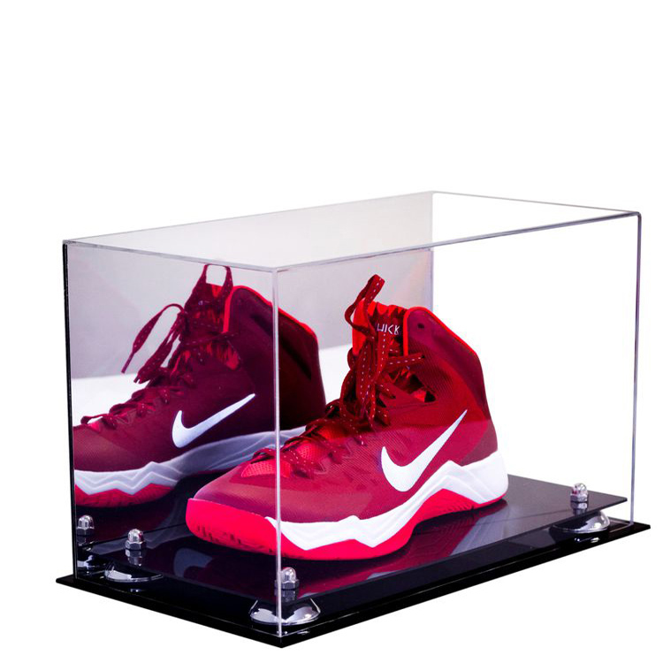 Clearly Acrylic Countertop Athletic Shoe Store Display Case (2)