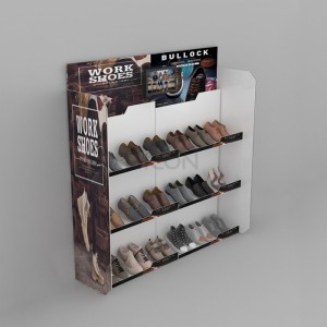 Combined Floor 3-Tiers Acrylic DIY Shoe Display Stand For Sale