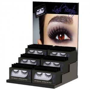 Create Beauty Strip False Eye Lash Box Retail Desktop Acrylic Lash Display