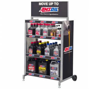 Create More Value Floor Lubricating Motor Oil Display Shelf