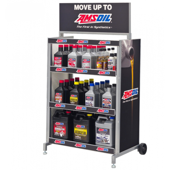 Create More Value Floor Lubricating Motor Oil Display Shelf (2)
