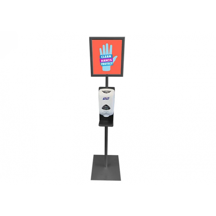 Custom Design Touch Free Hand Sanitizer Floor Stand Supplier (2)