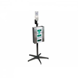 Custom Freestanding Floor Stand For Hand Sanitizer Dispenser