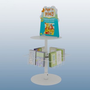 Customized Counter Top Metal Wire Gift Display Rack Display Stands