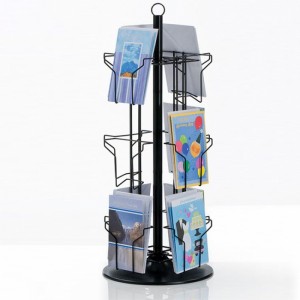 Fresh Appreance Tabletop Card Rack Countertop Greeting Card Display Stands