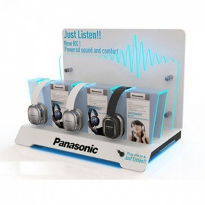 Get More Attention Led Lighting Acrylic 3-Set Headphone Display Stand
