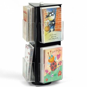 Retail Store Countertop Acrylic Book Card Display Stand