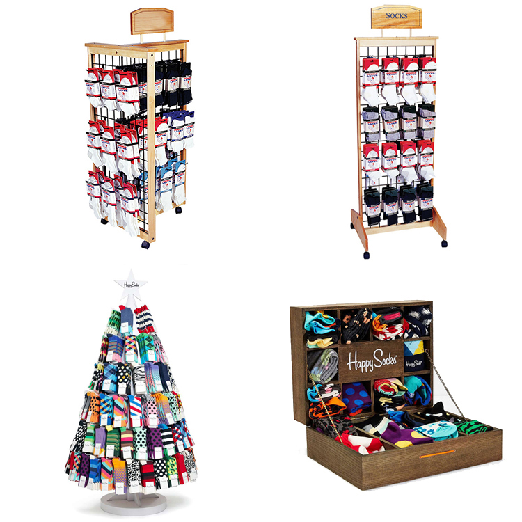 Are you looking for a creative and convenient way to display your socks in a retail space?