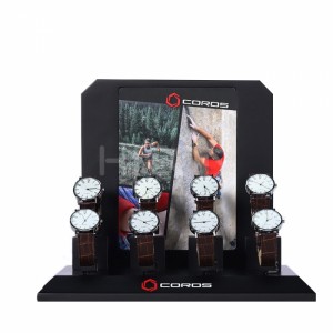 Tabletop Multiple Luxury Watch Display Stand For Shop Merchandising