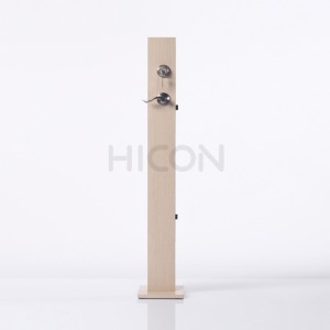 Useful Wooden Door Lock Display Stand Custom Lock Display Design