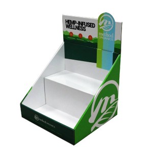 Custom Retail Cardboard Counter Display POP Up Cardboard Display Box