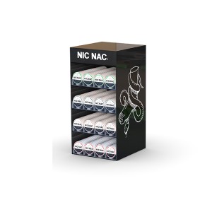 Custom Acrylic Led Lighting Cigarette Retail Store Display Case For Sale