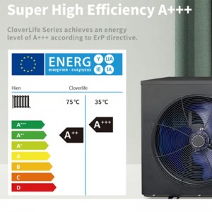 Refrigerant R290 ErP A+++ EVI DC Inverter Air To Water Monobloc Heat Pump OEM ODM