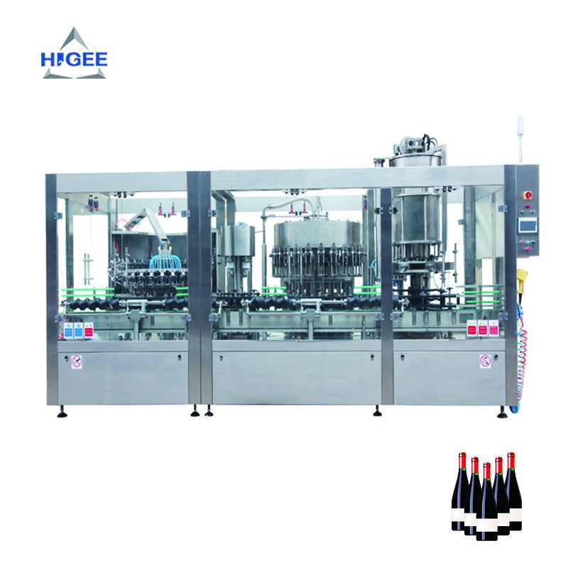 Factory wholesale Pet Bottle Filling Machine - Wine Washing Filling Capping Machine – Higee