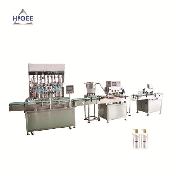 2021 wholesale price  Cosmetics Filling Machine - Automatic Shampoo Filling Machine Line – Higee