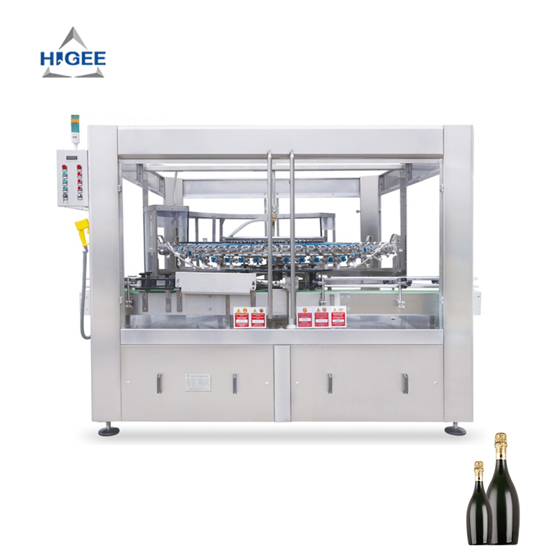 Best quality Automatic Bottle Filler - Automatic Champagne Washing Filling Machine – Higee