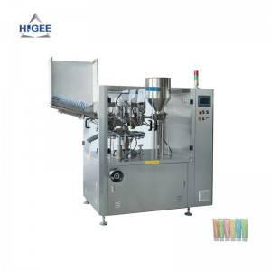 Chinese Professional Lip Gloss Filling Machine – Full Automatic Tube Facial Cream Filling Sealing Machine – Higee