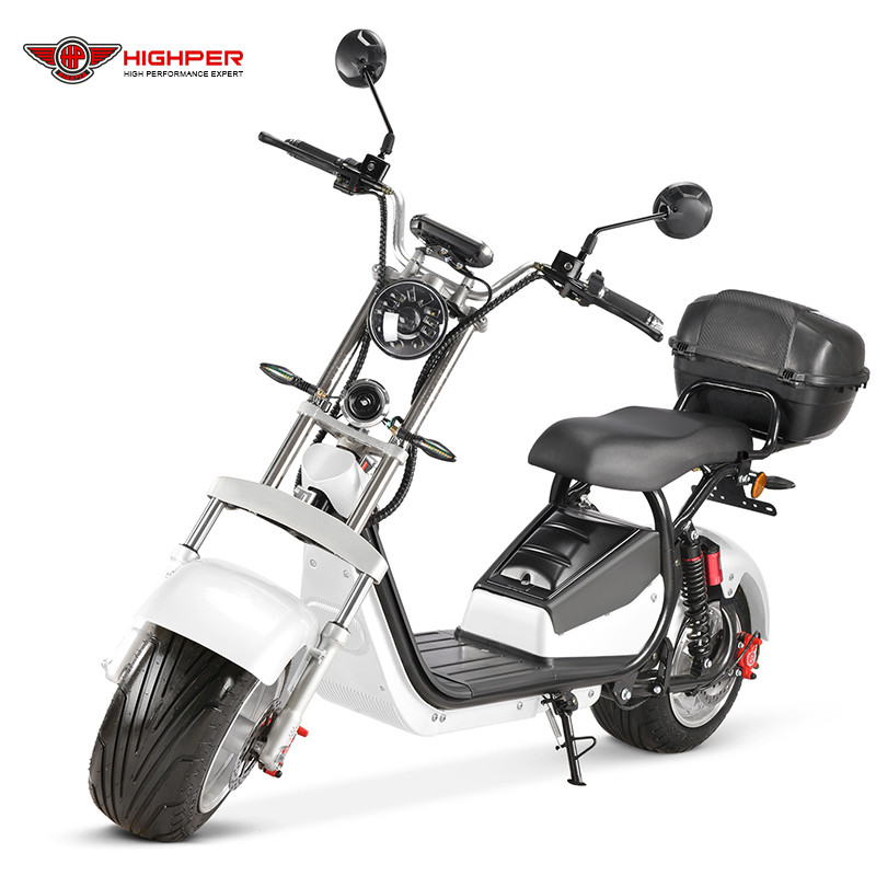 Moto Electrica Harley Sport යතුරුපැදි රෝද දෙකේ විශාල ටයර් E ස්කූටරය