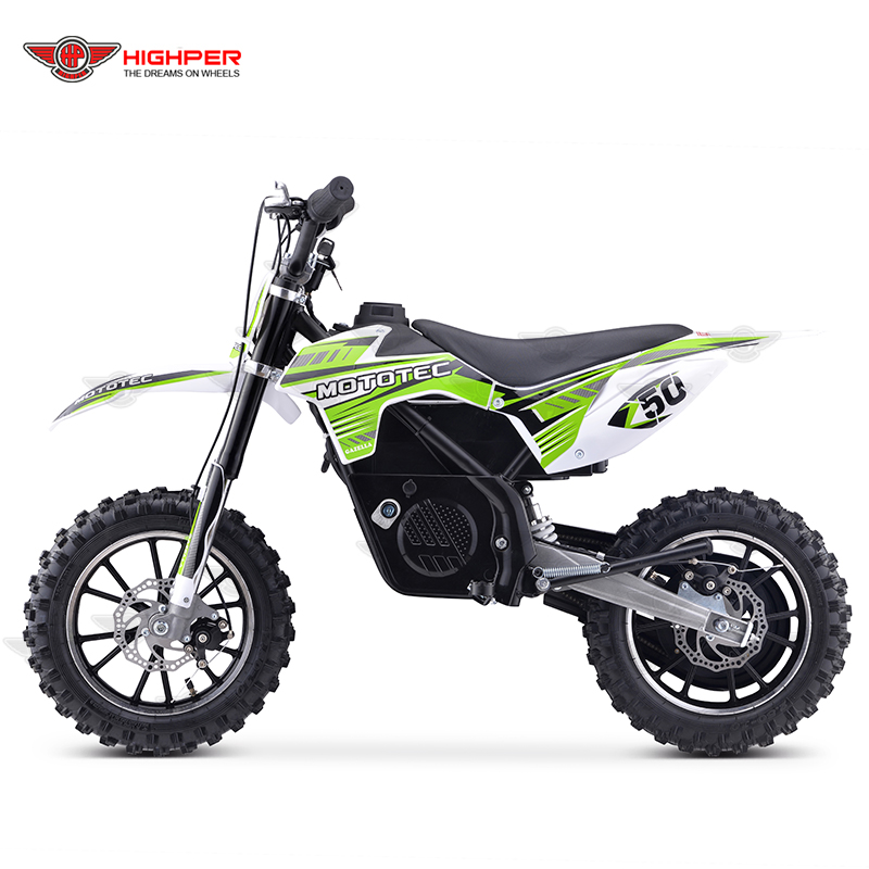 highper top quality cheap 500w 24v 36V 12ah mini off-road electric motorcycle dirt bike for sales Featured Image