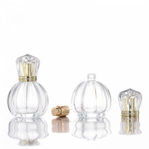 Luxury 50ml Round Empty Clear Glass Cristal Perfume Bottles