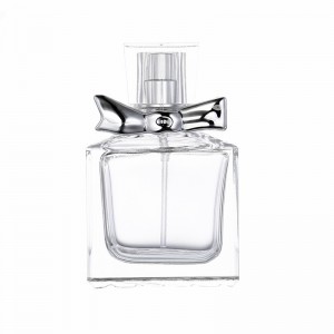 hot sale 30ml 50ml Empty Square Crystal Glass Spray Perfume Bottle