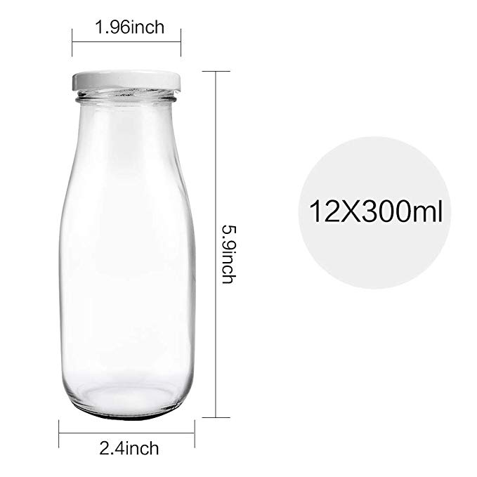 large capacity milk glass bottle 1000