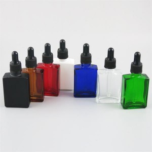 30ml Colorful Essential Oil Glass Dropper Bottle