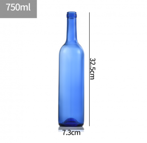 Manufacturer of 250ml Glass Cup  Wholesale Empty 750ml clear amber green round glass bordeaux wine bottles with cork stopper lid – Highend
