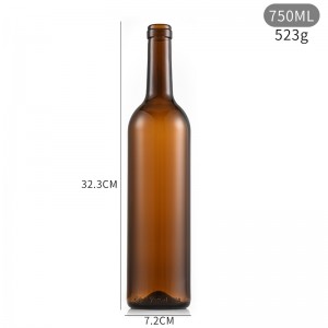 Excellent quality Glass Cup Crafts  Factory Supplier Cheap 750ml Glass Wine Bottle – Highend