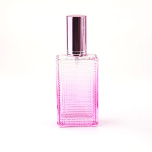 50ml gradient spray color screw glass perfume bottle for women