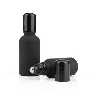 Well-designed Glass Spray Perfume Bottle - 5ml-100ml Black Glass Roller Ball Essential Oil Bottle  – Highend