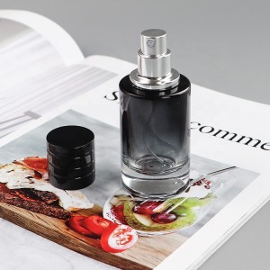 Empty Colorful OEM glass 100ml perfume bottles with pump sprayer