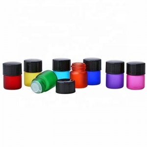 Colorful Glass Mini sample bottle 1ml 2ml 3ml 5ml 10ml