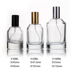 Clear Cylinder Women Mist Sprayer Atomizer Perfume Fragrance Bottle