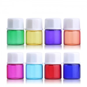 Special Price for Perfume Spritzer Bottle - Colorful Glass Mini sample bottle 1ml 2ml 3ml 5ml 10ml – Highend