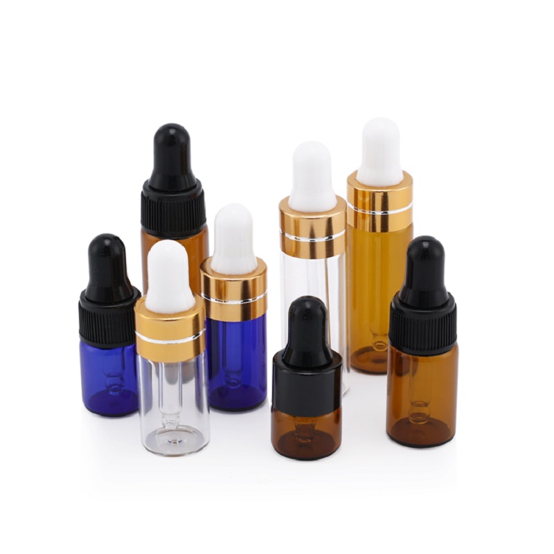 Wholesale Biodegradable Cosmetic Packaging - 5ml Mini Glass Amber Bottle – Highend