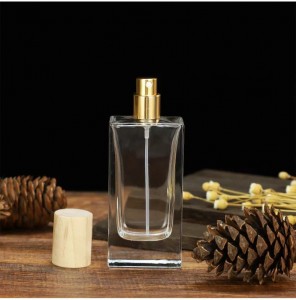 Customized 30ml 50ml 100ml Square Glass Perfume Bottle Perfume